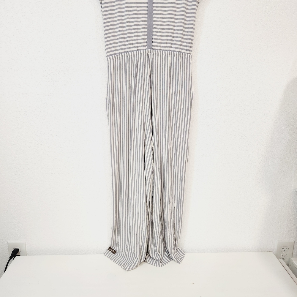 Matilda Jane Womens Stripes All Day Romper Outfit Gray Size - Picture 10 of 14